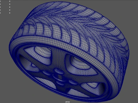 Wheel 09 3D Model