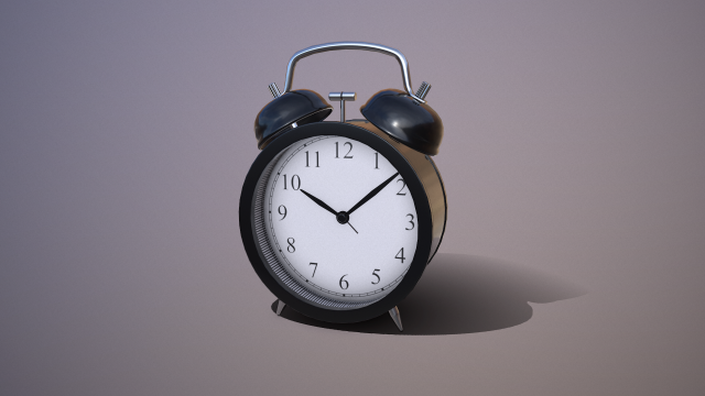 Alarmclock 3D Модель .c4d .max .obj .3ds .fbx .stl .blend 