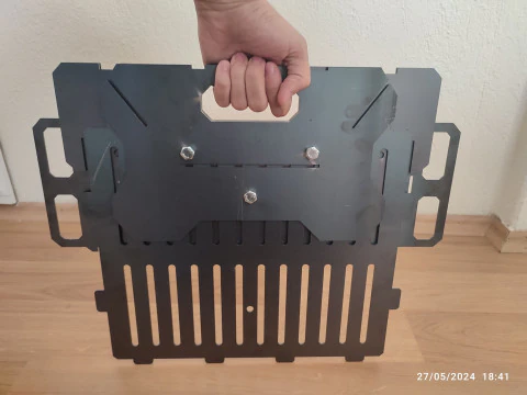 PORTABLE BBQ BARBECUE FIRE 3D Model