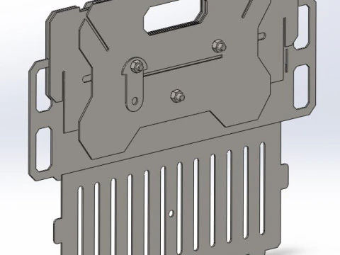 PORTABLE BBQ BARBECUE FIRE 3D Model