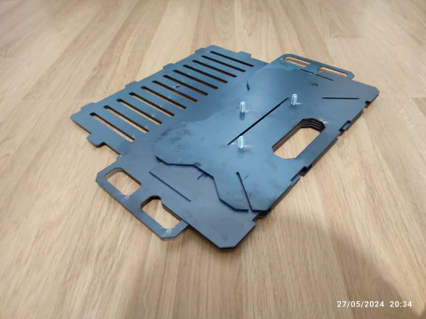 PORTABLE BBQ BARBECUE FIRE 3D Model