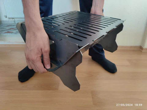 PORTABLE BBQ BARBECUE FIRE 3D Model