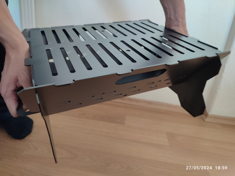PORTABLE BBQ BARBECUE FIRE 3D Model