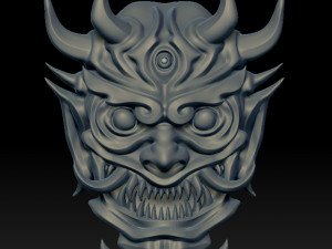 Oni choker necklace 3D Model