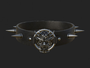 Oni choker necklace 3D Model