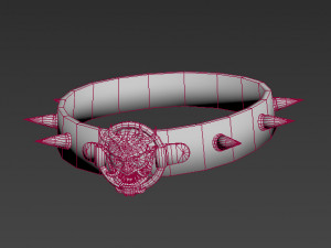 Oni choker necklace 3D Model