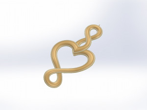 Coulomb Heart Modèle 3D