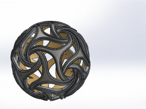 Weaved sphere Modèle 3D