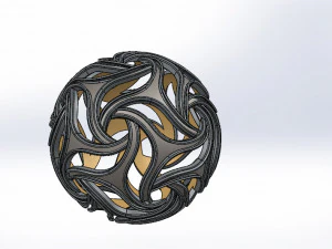 Weaved sphere 3D Model