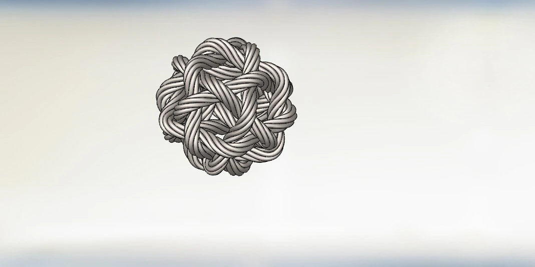 A ball of thread 3D Model .c4d .max .obj .3ds .fbx .stl .blend
