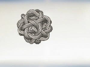 糸の玉 3Dモデル