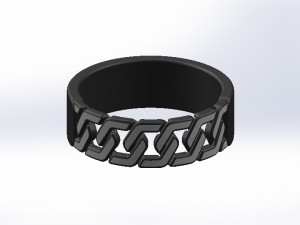 Ring Chain Modello 3D