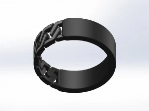 Ring Chain 3D Model