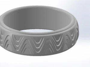Silver ring 3D Model