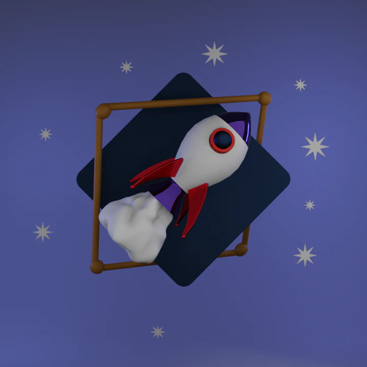 Rocket 3D Model .c4d .max .obj .3ds .fbx .stl .blend