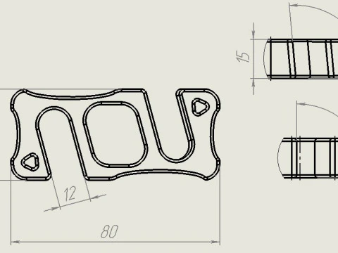 Phone holder 3D Model