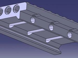 Picatinny Mounted Lego 3D Print Model