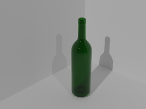 Glass bottle Modelo 3D
