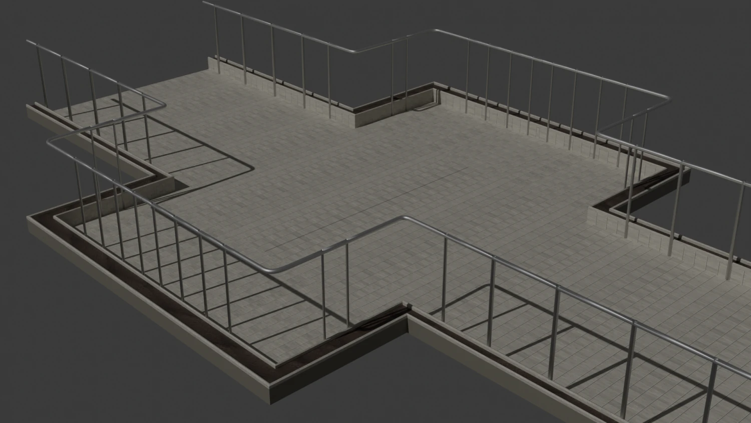 Transition-bridge 3D Model .c4d .max .obj .3ds .fbx .stl .blend