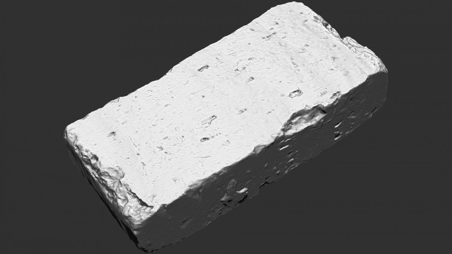 3D Brick Zbrush sculpt 3D Model .c4d .max .obj .3ds .fbx .stl .blend 