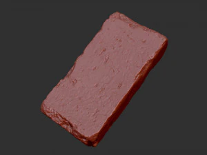 3D Brick Zbrush sculpt 3D Model