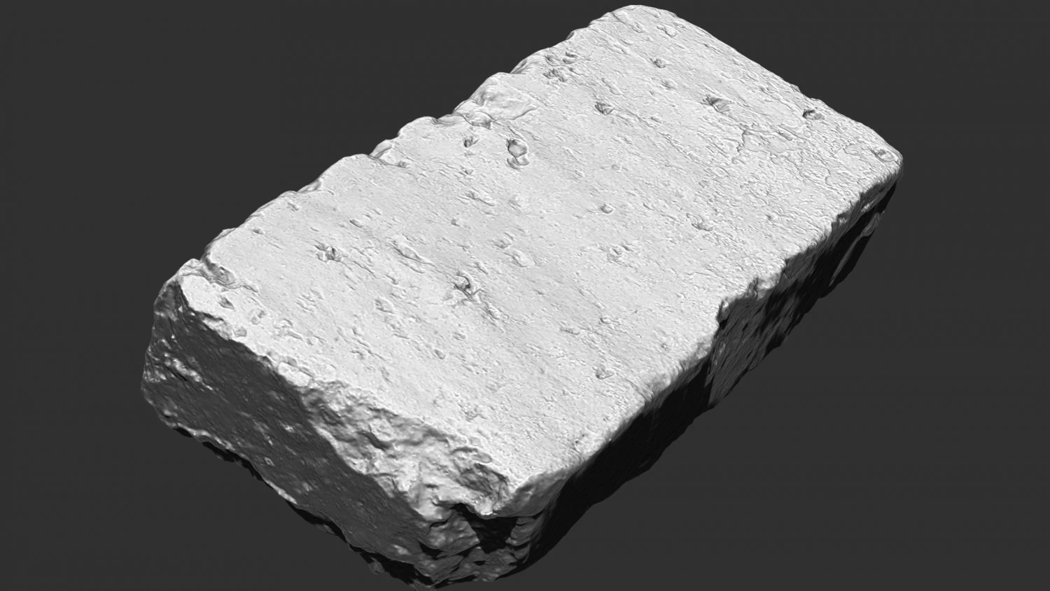 3D Brick Zbrush sculpt 3D Model .c4d .max .obj .3ds .fbx .stl .blend 