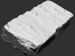 3D Brick Zbrush-Skulptur 3D Modell