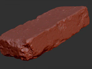 3D Brick Zbrush sculpt 3D Model