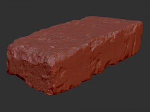 3D Brick Zbrush sculpt 3D Model