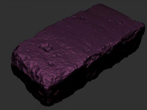 3D Brick Zbrush sculpt 3D Model