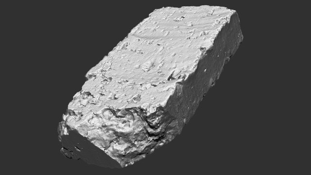 3D Brick Zbrush sculpt 3D Model .c4d .max .obj .3ds .fbx .stl .blend 