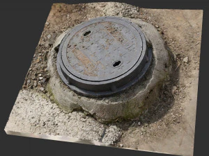 Manhole 3d Scan 3D Model