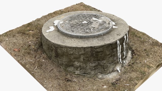 Manhole 3d Scan 3D मॉडल .c4d .max .obj .3ds .fbx .stl .blend 