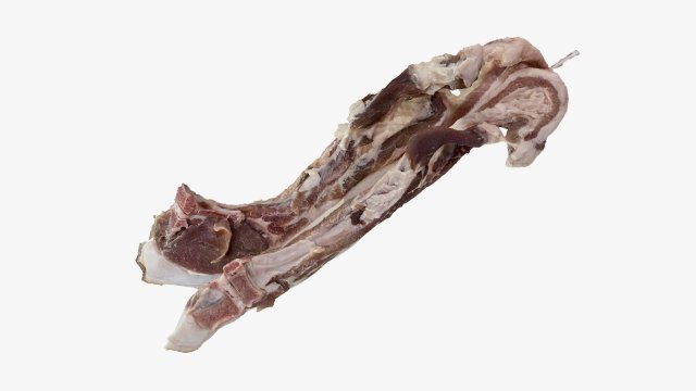 Hanging pork 3d Scan 3D Model .c4d .max .obj .3ds .fbx .stl .blend 
