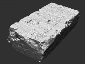 3D レンガ Zbrush スカルプト 3Dモデル