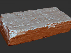3D Brick Zbrush sculpt 3D Model