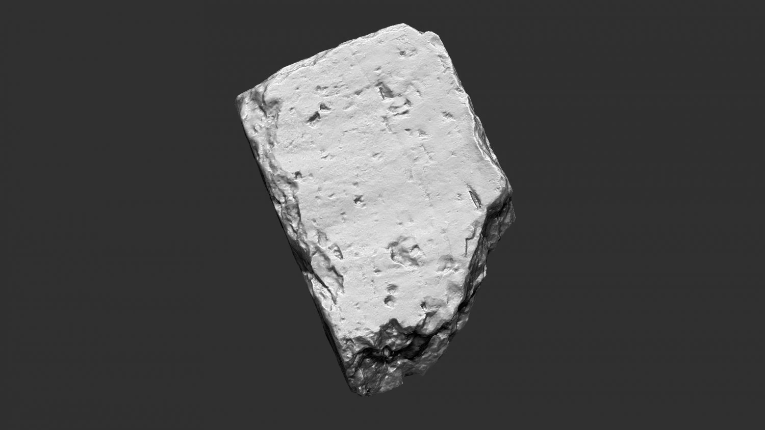 3D Brick Zbrush sculpt 3D Model .c4d .max .obj .3ds .fbx .stl .blend 
