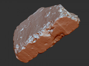 3D Brick Zbrush sculpt Model 3D