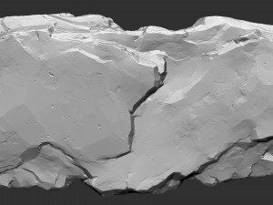 3D Mountain rock Zbrush sculpt Model 3D