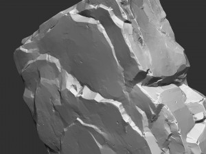 3D Mountain rock Zbrush sculpt Model 3D