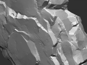 3D Mountain rock Zbrush sculpt 3D Model
