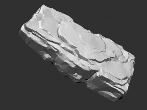 3D Mountain rock Zbrush sculpt Model 3D