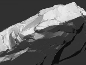 3D Mountain rock Zbrush sculpt 3D Model