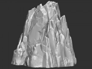 3D Mountain rock Zbrush sculpt 3Dモデル