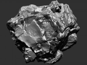 3D Mountain rock Zbrush sculpt 3Dモデル