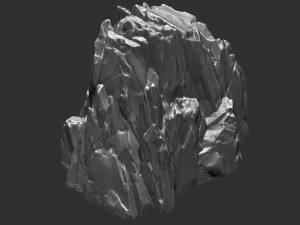 3D Mountain rock Zbrush sculpt 3Dモデル
