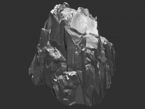 3D Mountain rock Zbrush sculpt 3Dモデル