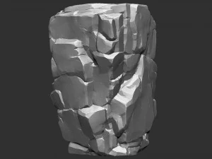 Scultura 3D Mountain Rock Zbrush Modello 3D
