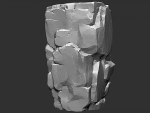 3D Mountain rock Zbrush sculpt 3D Model