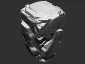 3D Mountain rock Zbrush sculpt 3D Model